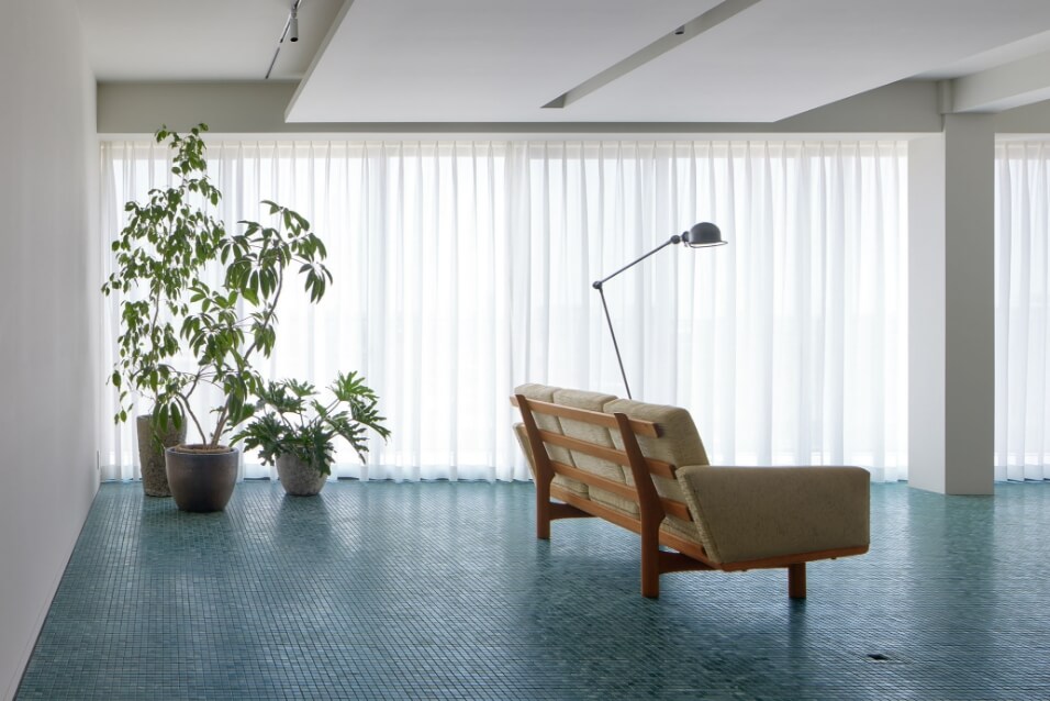 足立区にある個人邸|リビングの写真1