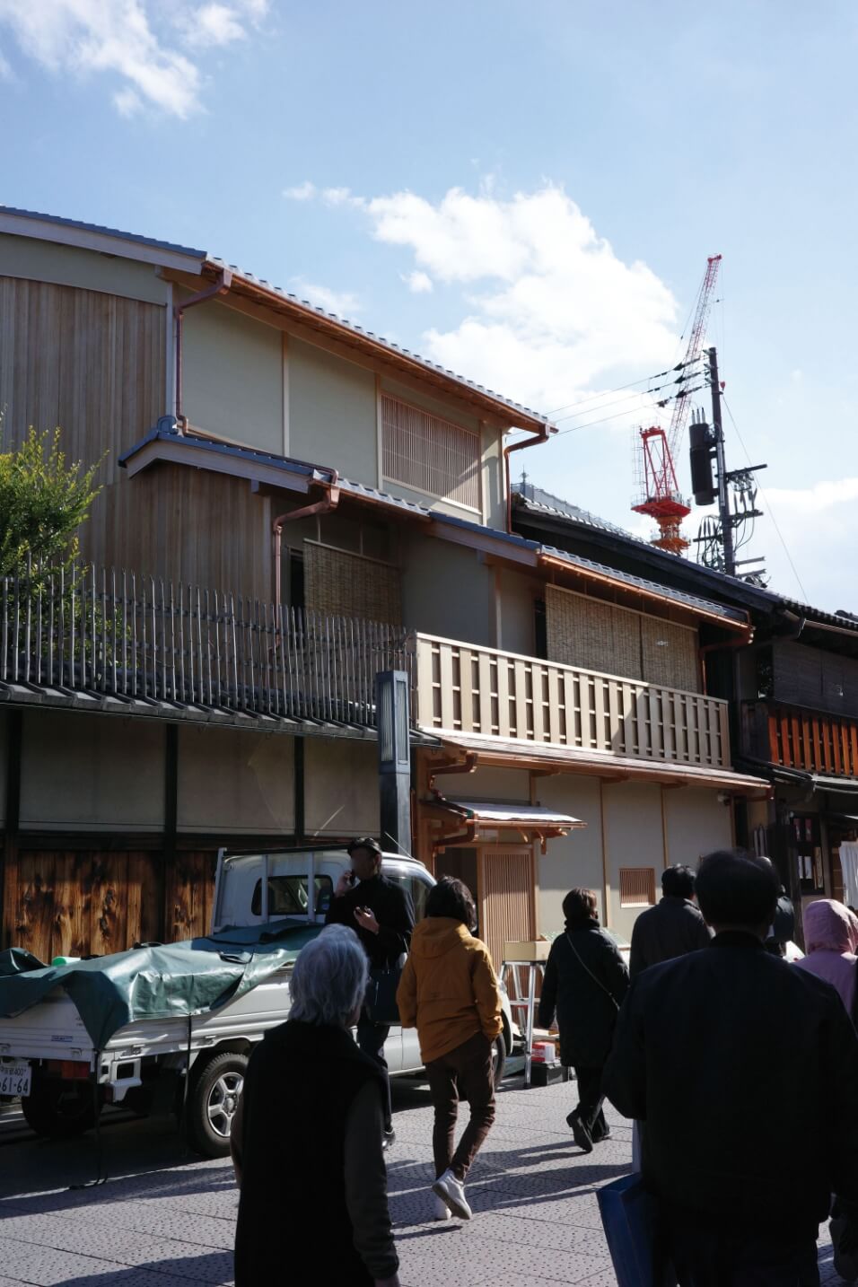 祇園町の花見小路通りに面する鮨屋|外観の写真