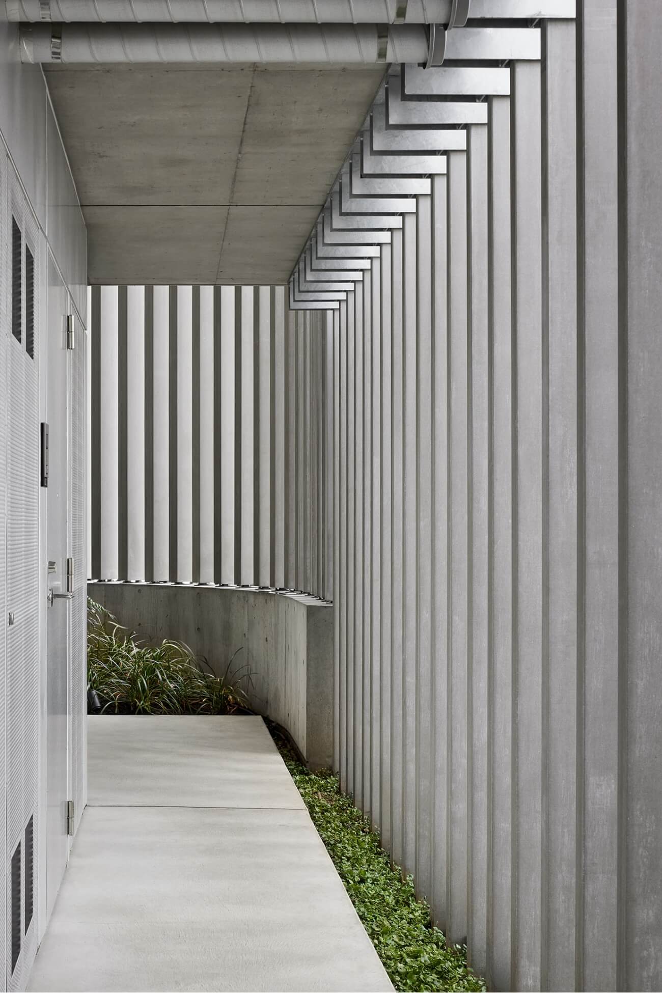 足立区にある集合住宅|廊下の写真