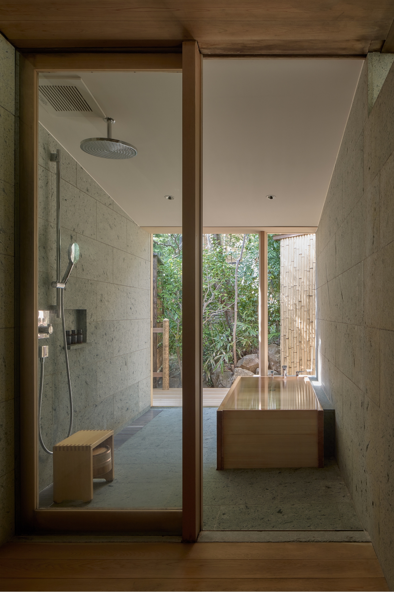 湯河原町にある旅館|浴室の写真